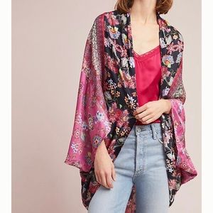 Anthropologie Kachel Silk Kimono